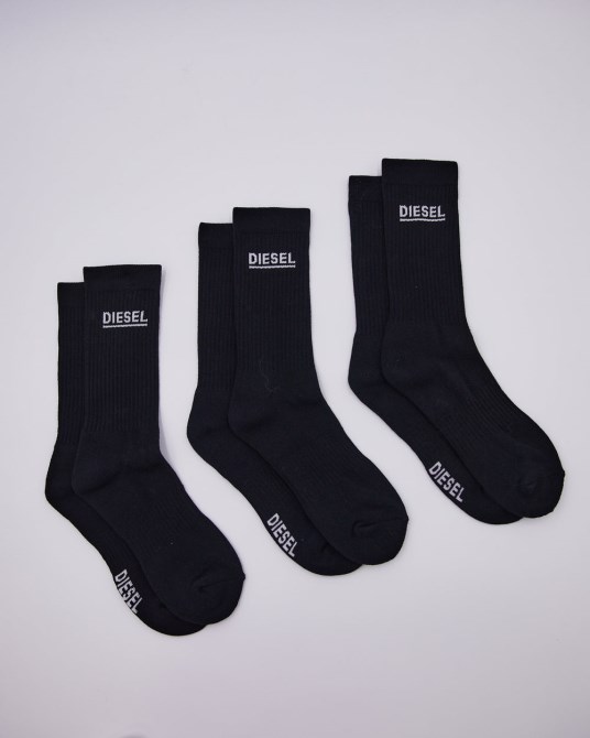 Diesel Paulie Sportsocken 3er-pack Schwarz