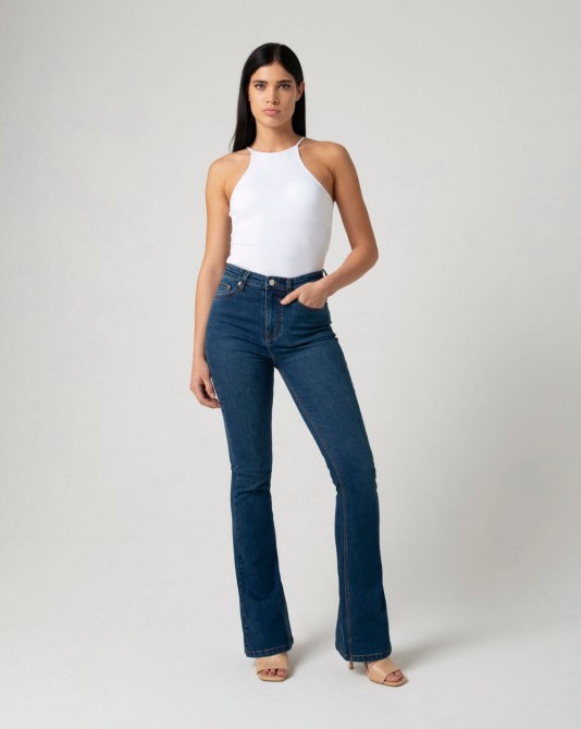 Diesel Gezeichnete Flare Dunkelblau