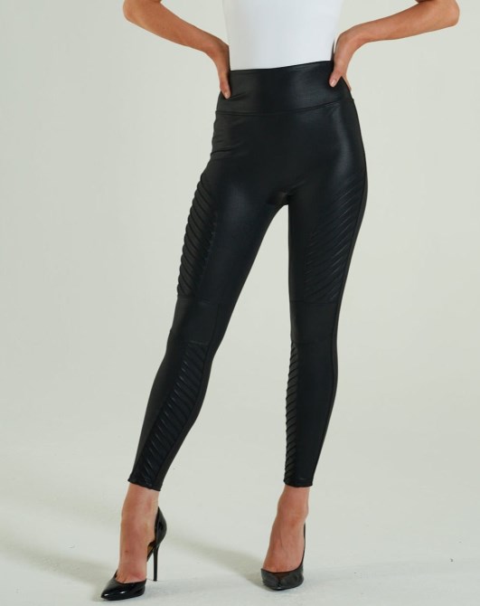 Alesia Lederoptik Dieselschwarz