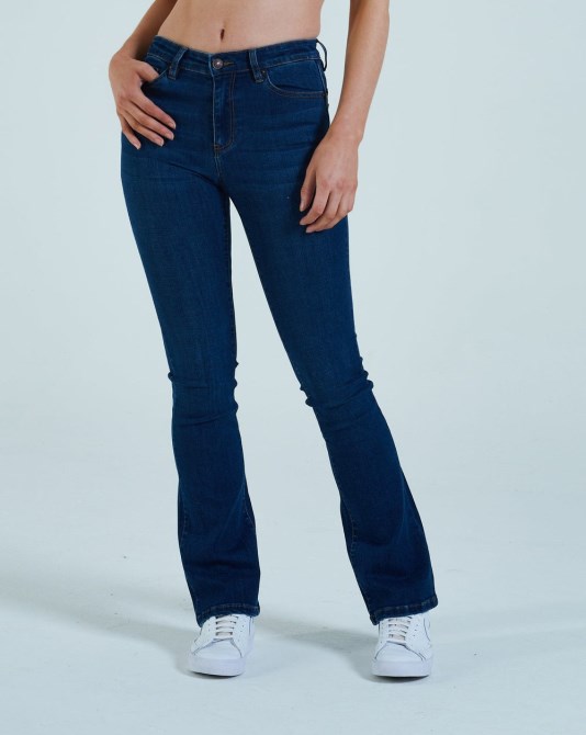 Gina High Rise Bootleg Blue Diesel