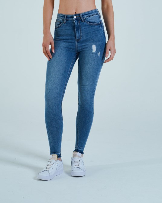 Jessica Hr Skinny Vintage Diesel Blau