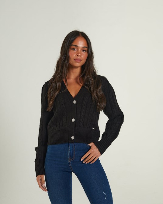 Diesel Abra Strickjacke Schwarz