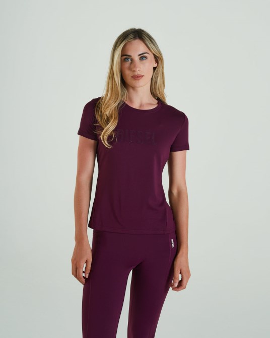 Diesellift T-shirt Weinrot