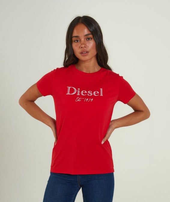 Diesel Alicia T-shirt Tangorot