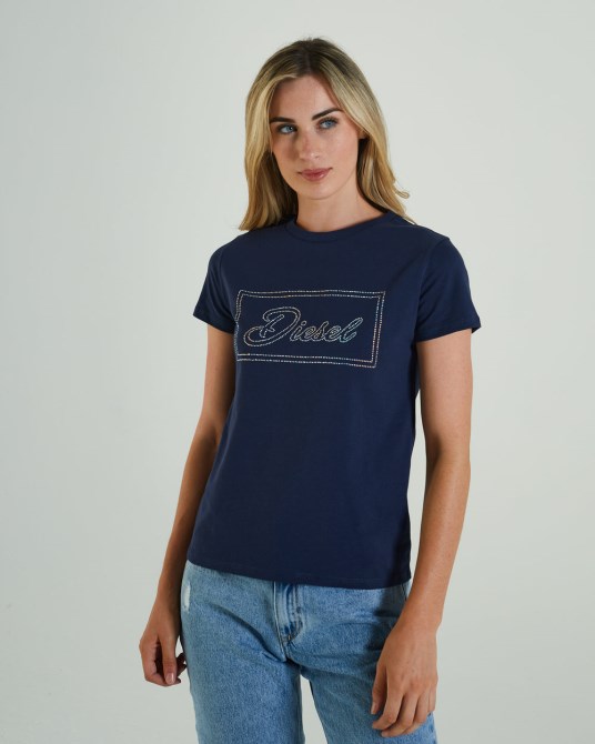 Hattie T-shirt Blau Navy Diesel