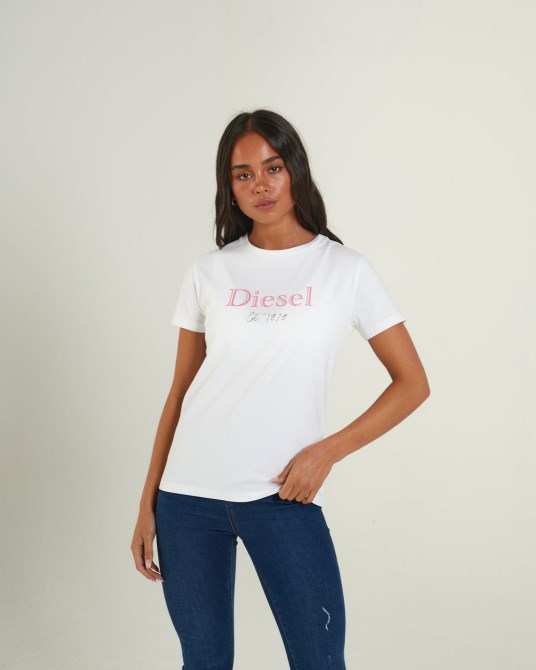 Diesel Alicia T-shirt Weiß