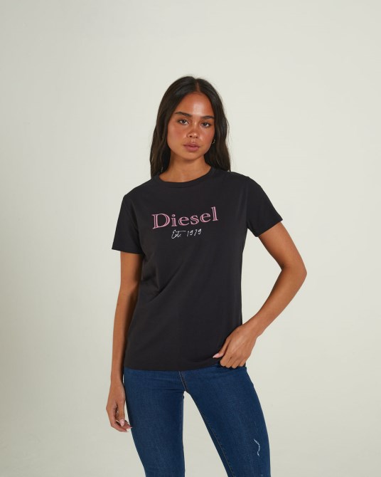 Alicia T-shirt Diesel Schwarz