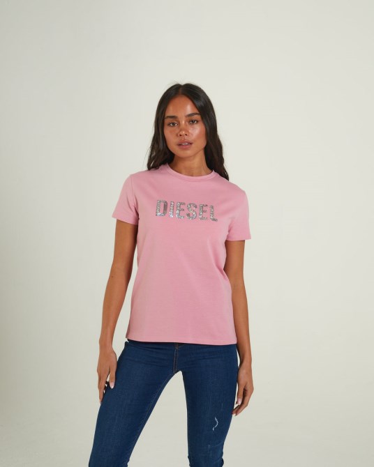 Diesel Mamie T-Shirt Polignac Rosa