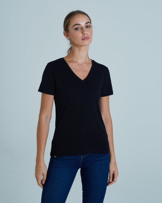 Diesel Ada Basic T-shirt Schwarz