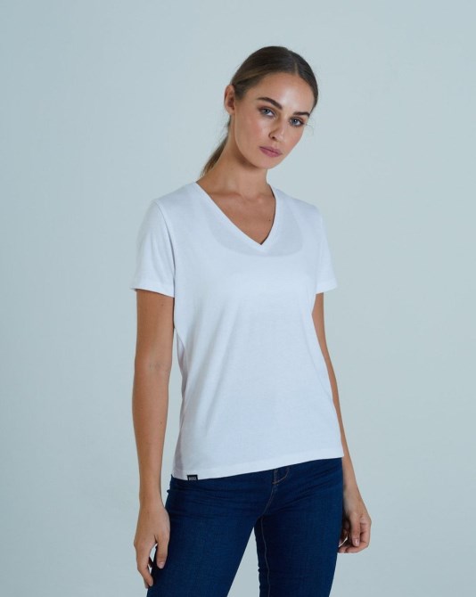 Ada Basic Tee Diesel Weiß