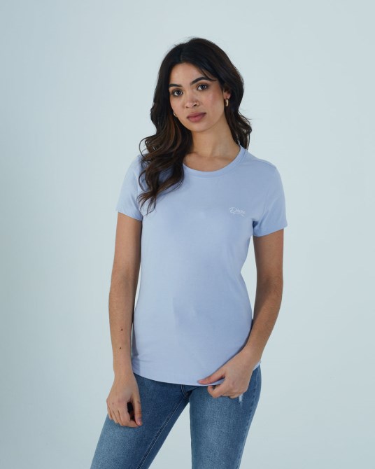 Cloda Basic Tee Puderblau Diesel