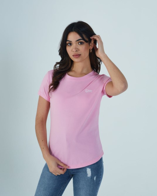 Diesel Cloda Basic Tee Rosa Limonade