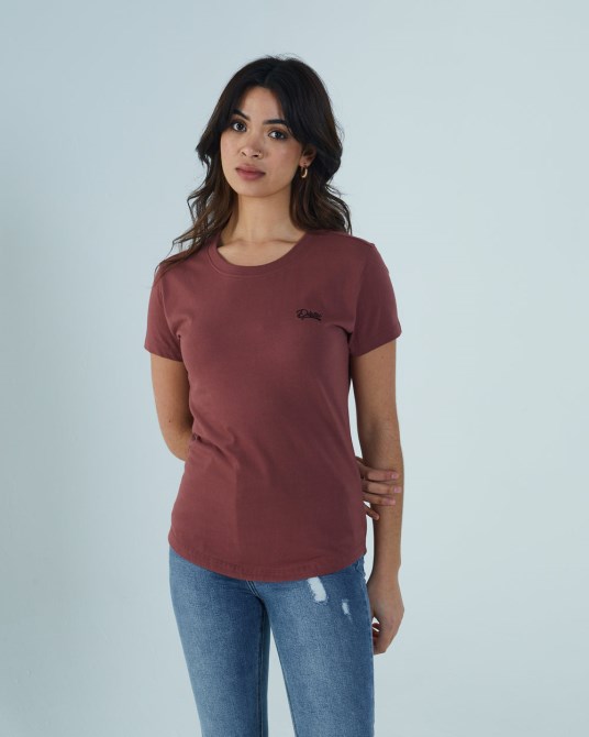 Diesel Cloda Basic Tee Feigenwein