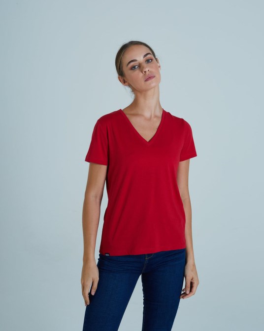 Diesel Ada Basic Tee Chili Pepper Red