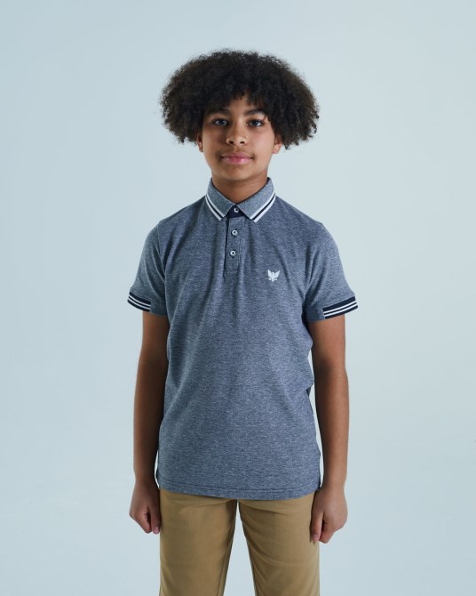 Diesel Vernon Polo Marineblau Vogelauge