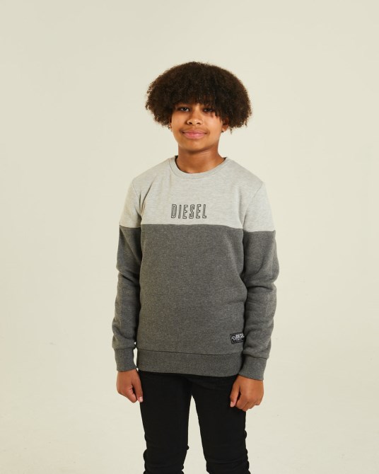 Roter Diesel Barney Pullover Grau