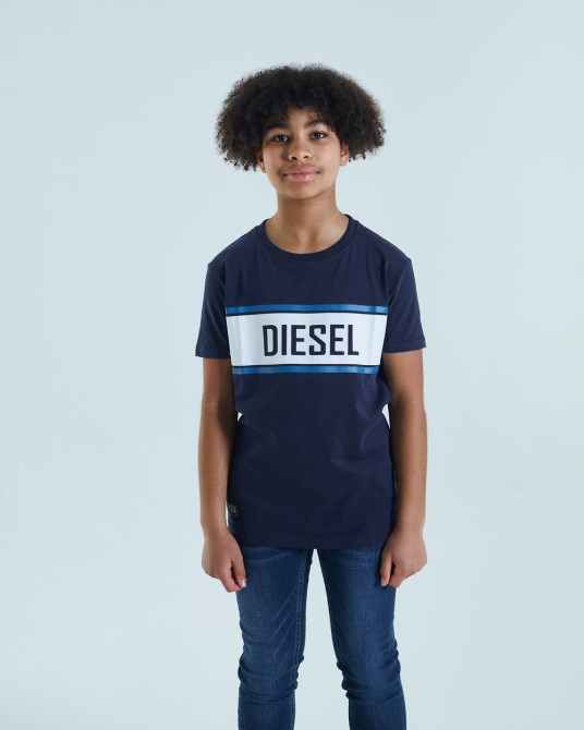 Doyle T-shirt Navy Dieselrot