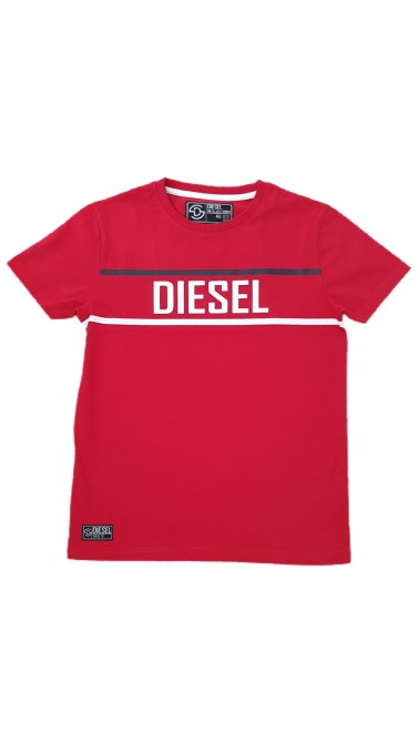Diesel Kieran Tee Rot Blau