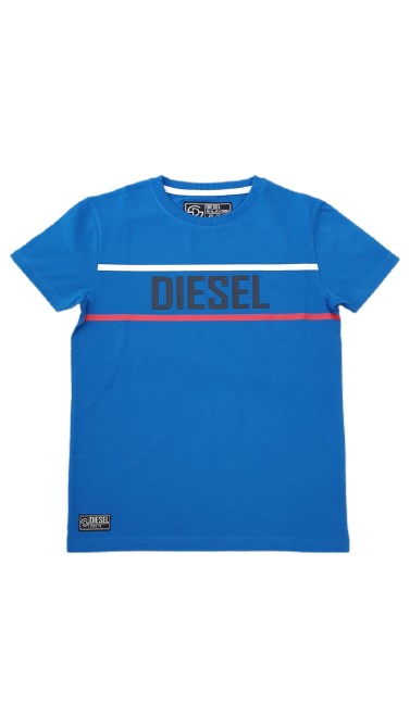 Kieran T-shirt Blau Dieselrot