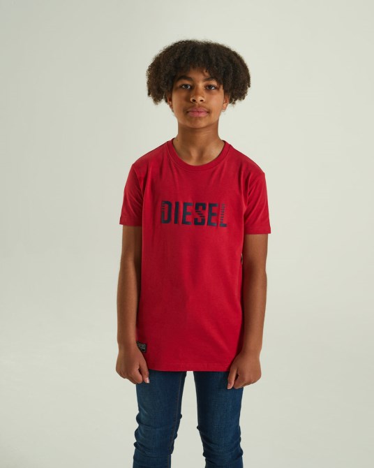 Diesel Tristan Tee Rot Blau
