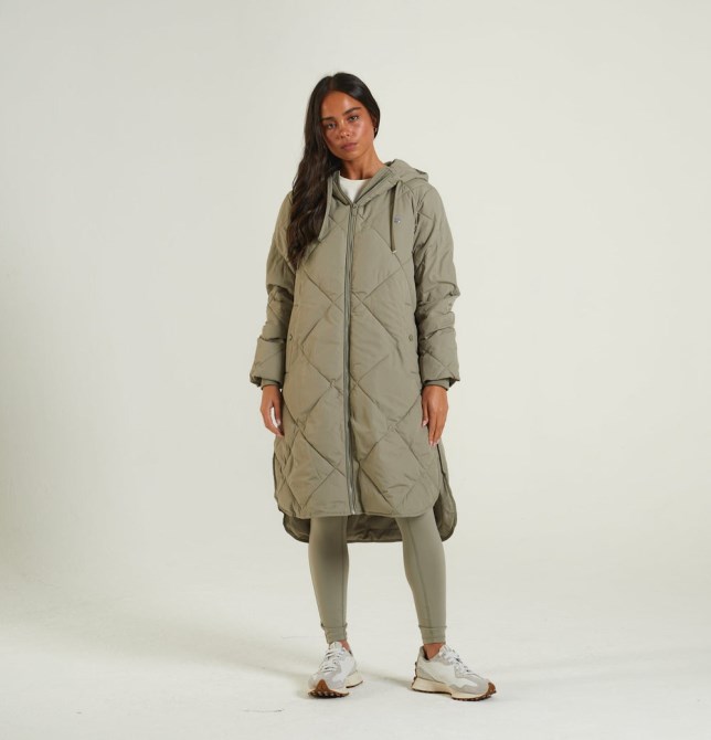 Diesel Moxie Coat Dusty Sage Lila