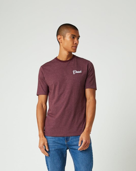 Dakota T-shirt Sassafras Diesel Marineblau