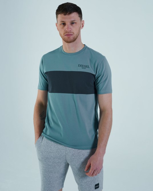 Graues Camille-t-shirt Light Pond Diesel