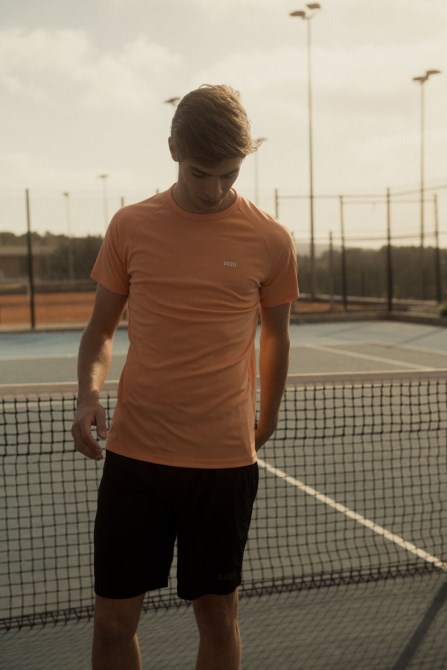 Diesel Aaro Tee Kosmisches Korallenpurpur