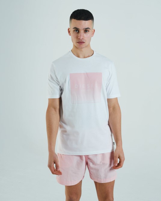 Diesel Stuart Tee Taubenblau