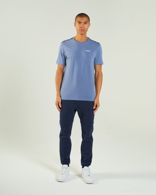 Graues Hugo Tee Mountain Blue Diesel