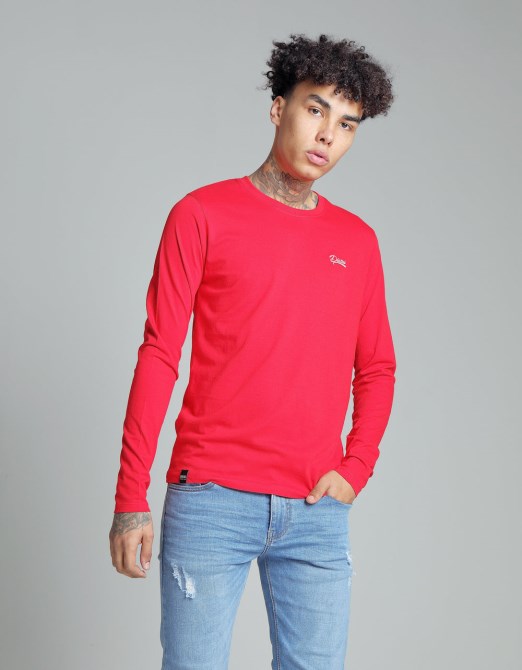 Basic Scott L/s Barbados Kirschdieselgrün