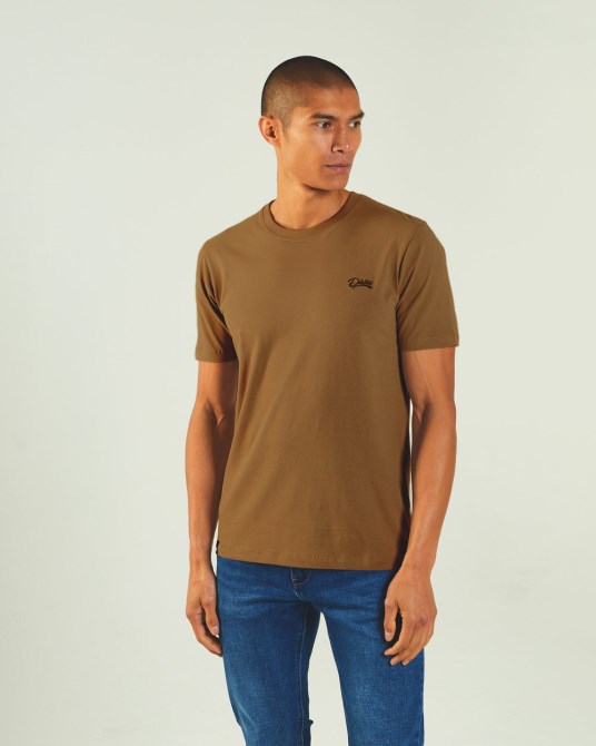 Basic Scott O Neck Ahornblatt Dieselrot