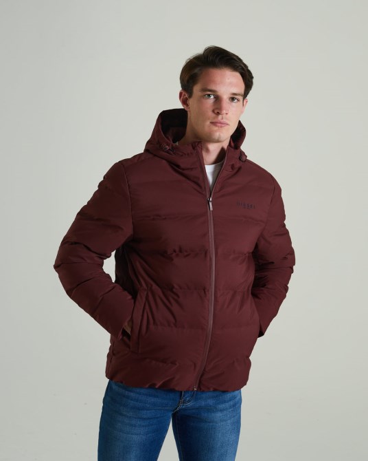 Diesel Honor Jacke Weinrot