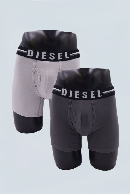 Diesel Thompson Boxershorts Granit/supreme Grau Lila/violett/weiß