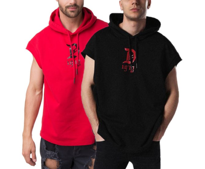 S Drive Gr-qa Herren Sweatshirt Pullover ärmellos Hoodie Sport Gym Wear Diesel Schwarz/rot