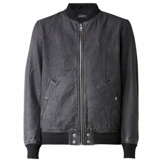 J Holz 0caok Herren Jeans Bomberjacke Lässig Vintage Slim Fit Mantel Diesel