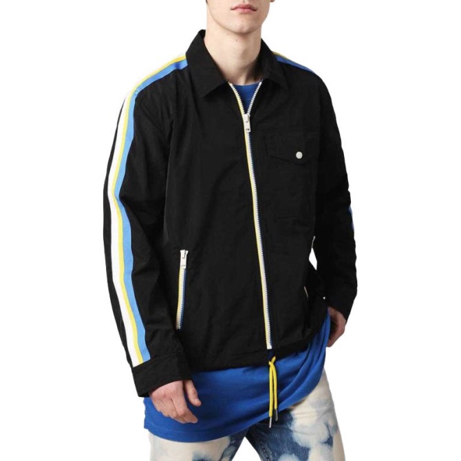 J Ribplaza Herrenjacke Winter Outwear Lässiger Wasserdichter Mantel Regular Zip Diesel