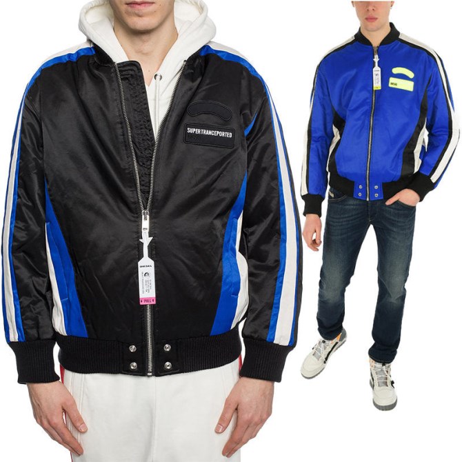 J Ryuu 0aaui Herrenjacken Biker Bomber Mäntel Lässig Racer Jumper Diesel