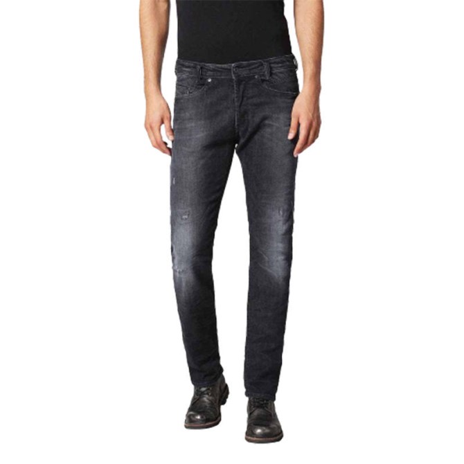 Akee 0683q Herren-denim-jeans Stretch Regular Slim Schmal Zulaufend Freizeithose Diesel