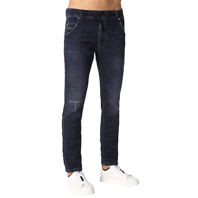 Krooley Ne 0699w Herren-denim-sweat-jogg-jeans Regular Fit Tapered Fade Diesel
