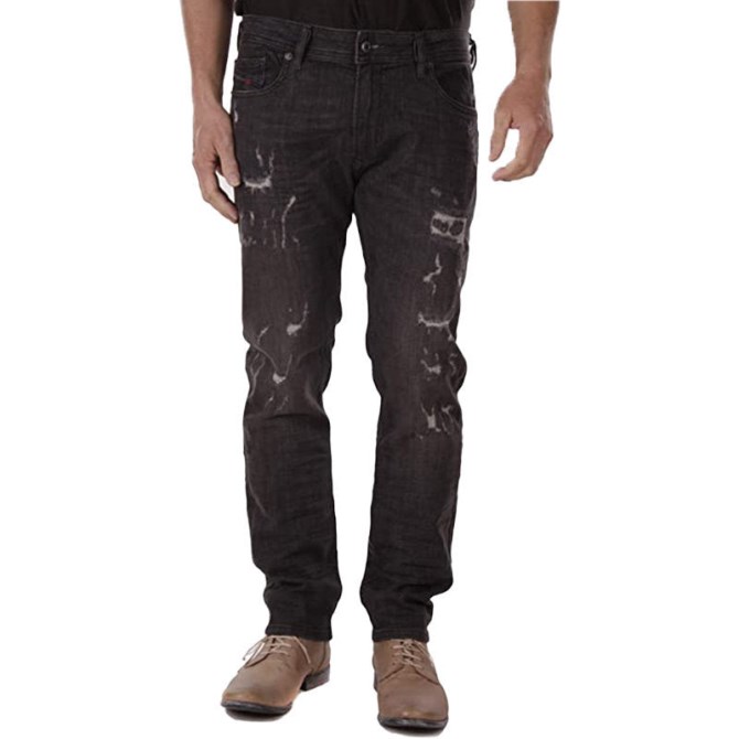 Diesel Thavar-xp Rfe02 Herren-denim-jeans Stretch Slim Skinny Fit Distressed-Schlauch
