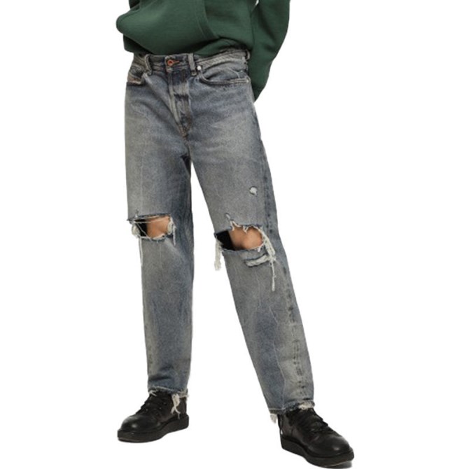 Diesel Dagh Xp 084zs Herrenjeans Regular Straight Notblau Denim Gemacht