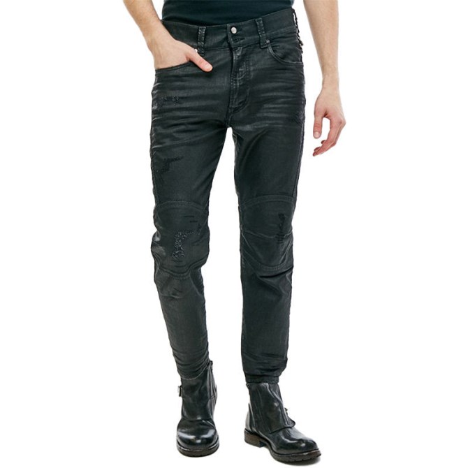 Diesel Blanck 0671e Herren-denim-jeans Schmale Dünne Distressed-Hose