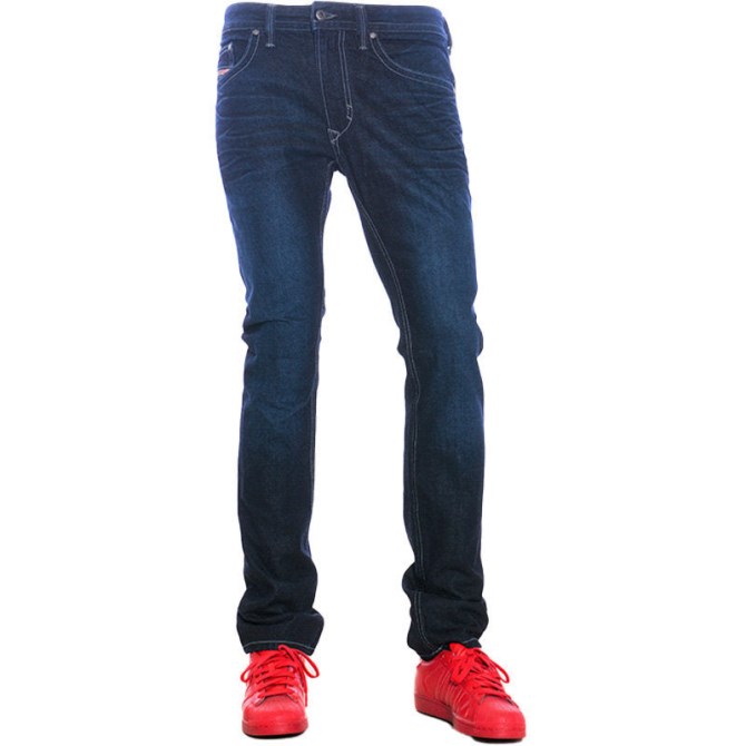 Thavar Orz32 Herren Jeans Slim Fit Skinny Verblichene Hosen Hose Diesel
