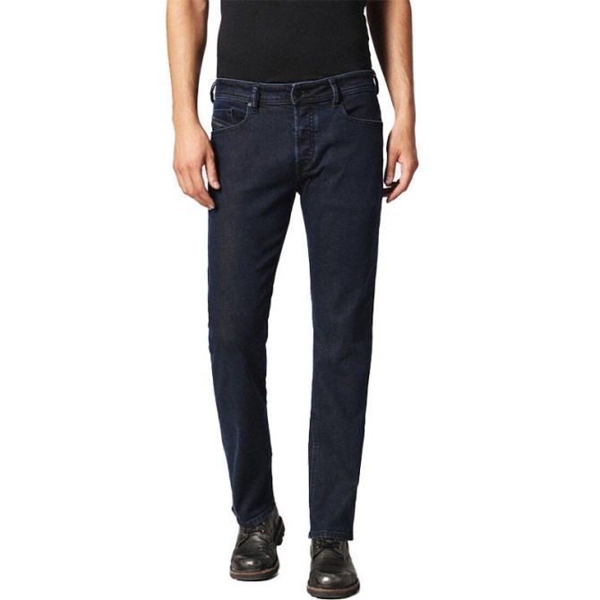 Waykee 084lc Herren-denim-jeans Casual Stretch Regular Straight Fit Hose Diesel