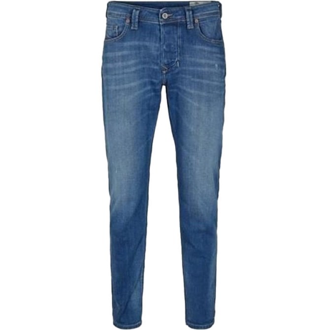 Larkee Beex 084qq Herren Denim Jeans Lässig Stretch Regular Tapered Hose Diesel