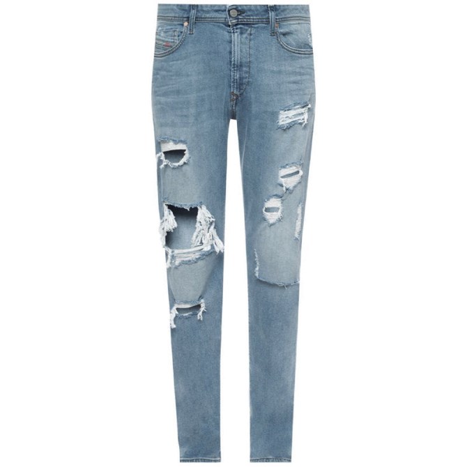Deepzip 084nu Herrenjeans Denim Stretch Slim Carrot Fit Lässige Hose Diesel