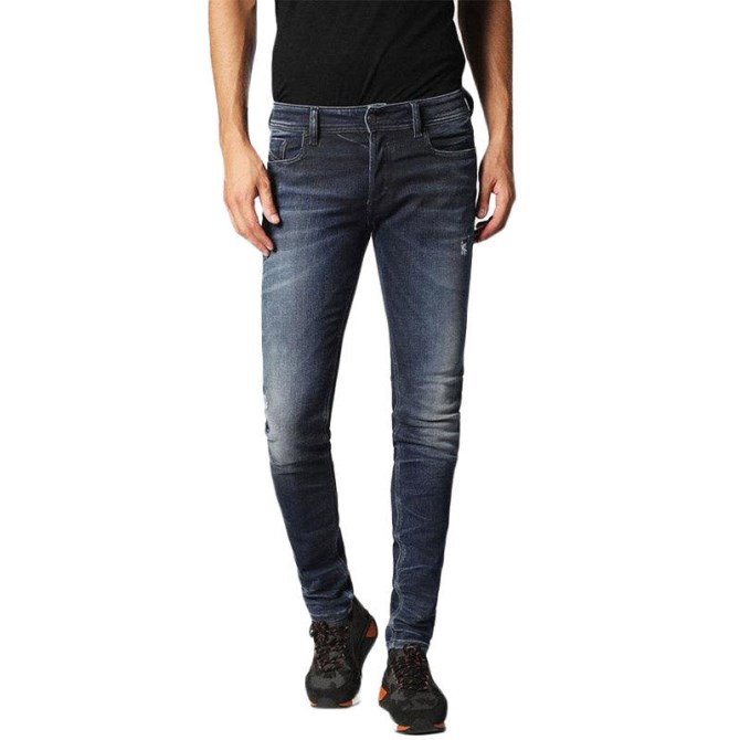 Sleenkar 084jm Herren-denim-jeans Lässige Stretch Slim Skinny Fit Hose Diesel