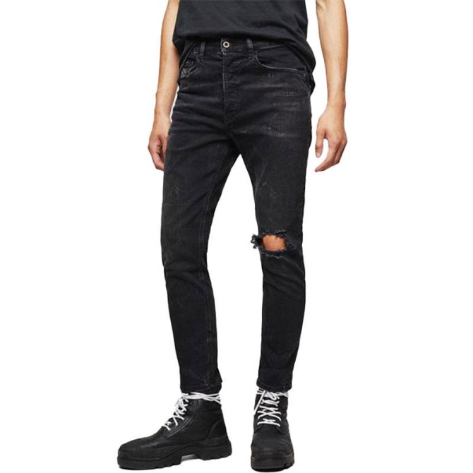 Diesel D-eetar 069dv Herren-denimjeans Lässige Stretchhose Mit Konischer Passform
