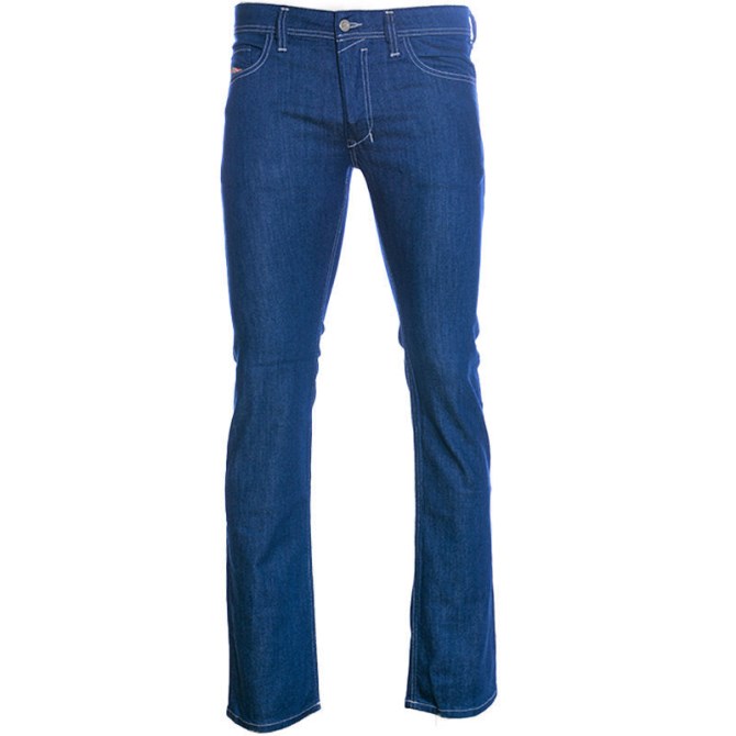 Herrenjeans Regular Fit Gerade Baumwollhose Lässige Blaue Jeanshose Diesel